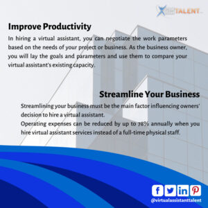 Improve productivity - Streamline Your Business