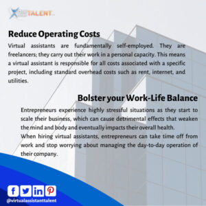 reduce operating costs - bolster work-life balance