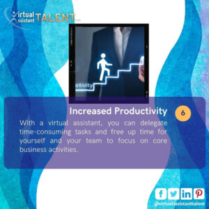 increased productivity - benefits of hiring virtual assistant