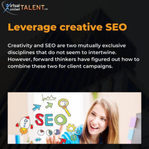 Leverage creative SEO - content marketing trends and tips