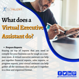 Prepare reports - virtual assistant task