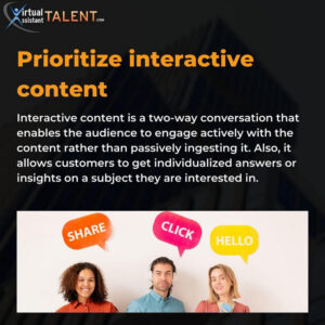 Prioritize interactive content - content marketing trends and tips