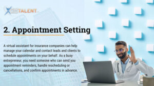 Appointment Setting - Insurance Virtual assistant task