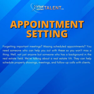 Appointment Setting - Real Estate Virtual Assistant