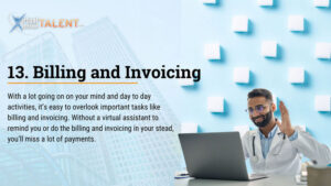 Billing and Invoicing - Insurance Virtual Assistant task