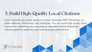 Build High-Quality Local Citations