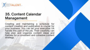 Content Calendar Management - Executive Virtual Assistant Task