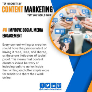 content marketing Improve social media engagement 