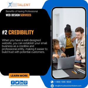 Credibility benefits of web design services for your small business