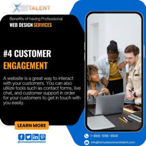 Customer engagement benefits of web design services for your small business