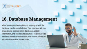 Database Management - Insurance Virtual Assistant task