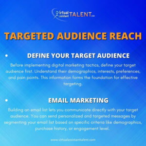 define target audience and email marketing strategy