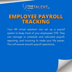 Employee attendance tracking - Human Resource Virtual Assistant