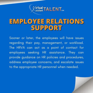 Employee Relations Support - Human Resource Virtual Assistant