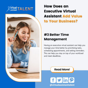 executive VA add value to your business - Better Time Management