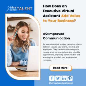 Improved Communication - executive VA add value to your business