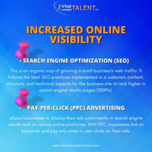 Increased Visibility through SEO and PPC advertising