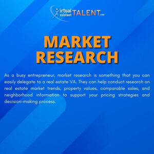 Market Research - Real Estate Virtual Assistant