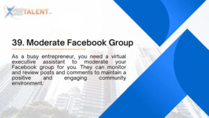 Moderate Facebook Group - Executive Virtual Assistant Task