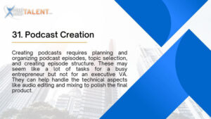 Podcast Creation - Executive Virtual Assistant Task