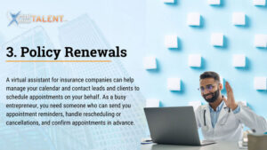 Policy Renewals - Insurance virtual assistant task