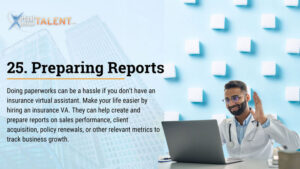 Preparing Reports - Insurance Virtual Assistant task