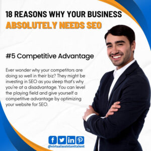 reasons why your business needs SEO - #5 Competitive Advantage