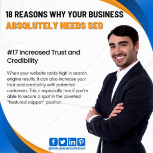 reasons your business needs SEO to Increased Trust and Credibility