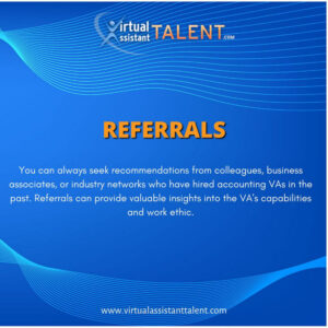 Referrals - Where to Find the Best Accounting VA for Your Business