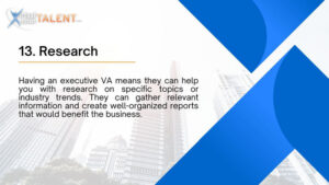 Research - Executive Virtual Assistant Task