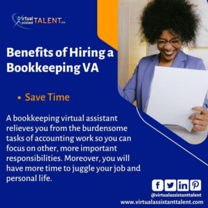 Save time - benefits of hiring bookkeeping VA