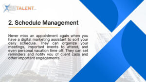 Schedule management - Virtual Executive Assistant Task