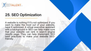 SEO Optimization - Executive Virtual Assistant Task