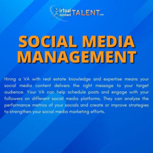 Social Media Management - Real Estate Virtual Assistant