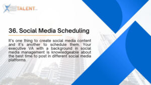 Social Media Scheduling - Executive Virtual Assistant Task