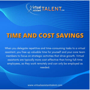 Time and Cost Savings Having an Accountant Virtual Assistant