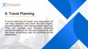 Travel Planning - Executive Virtual Assistant Task