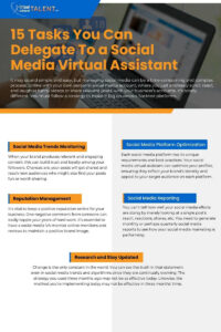 social media virtual assistant can do